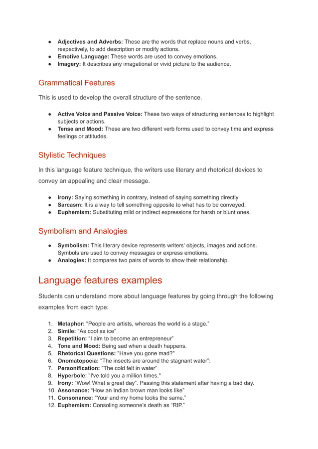 Unlock What is a Language Feature to Enhance Your Communication Skill ...