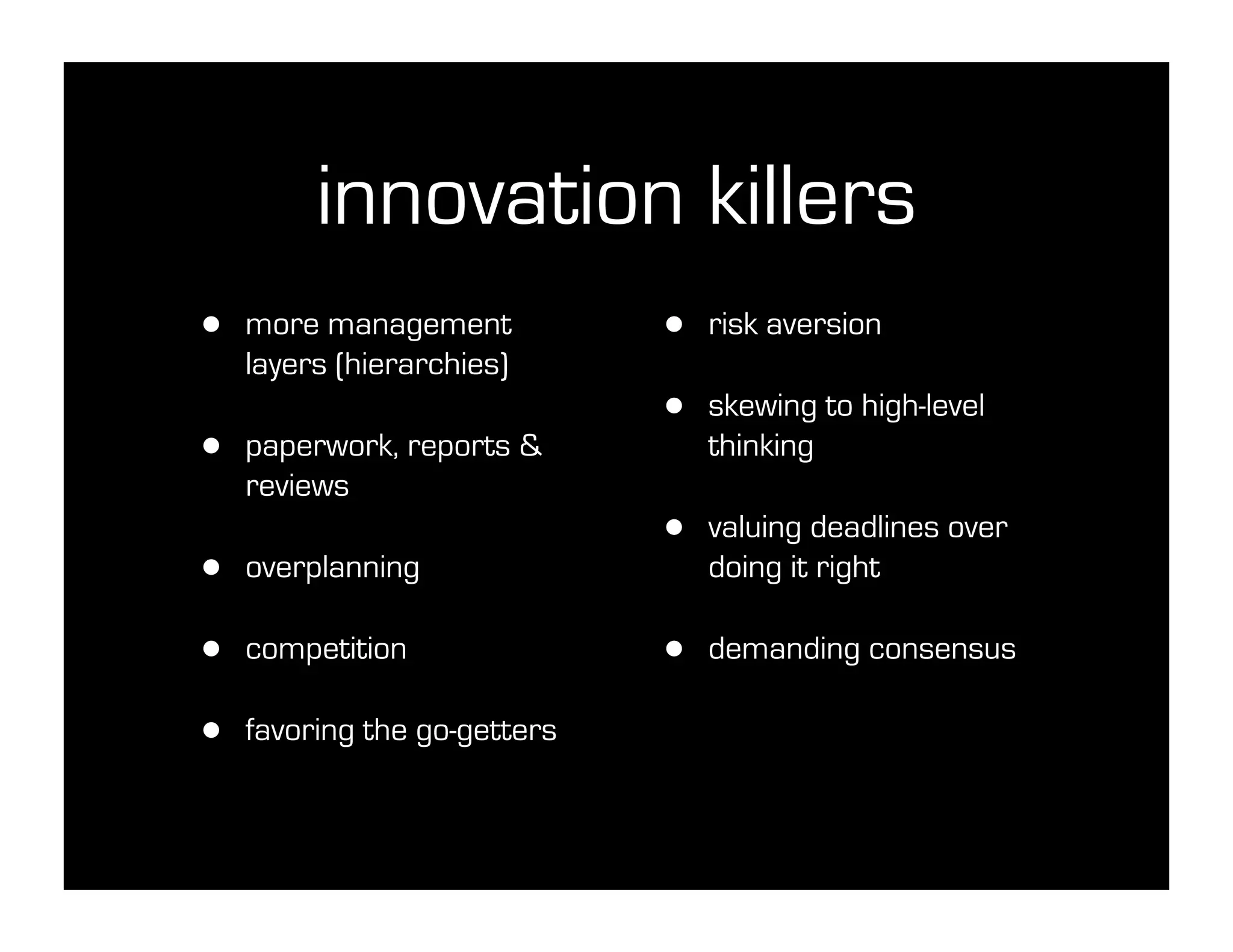 Unmanaging: Unleashing the Creative Beast