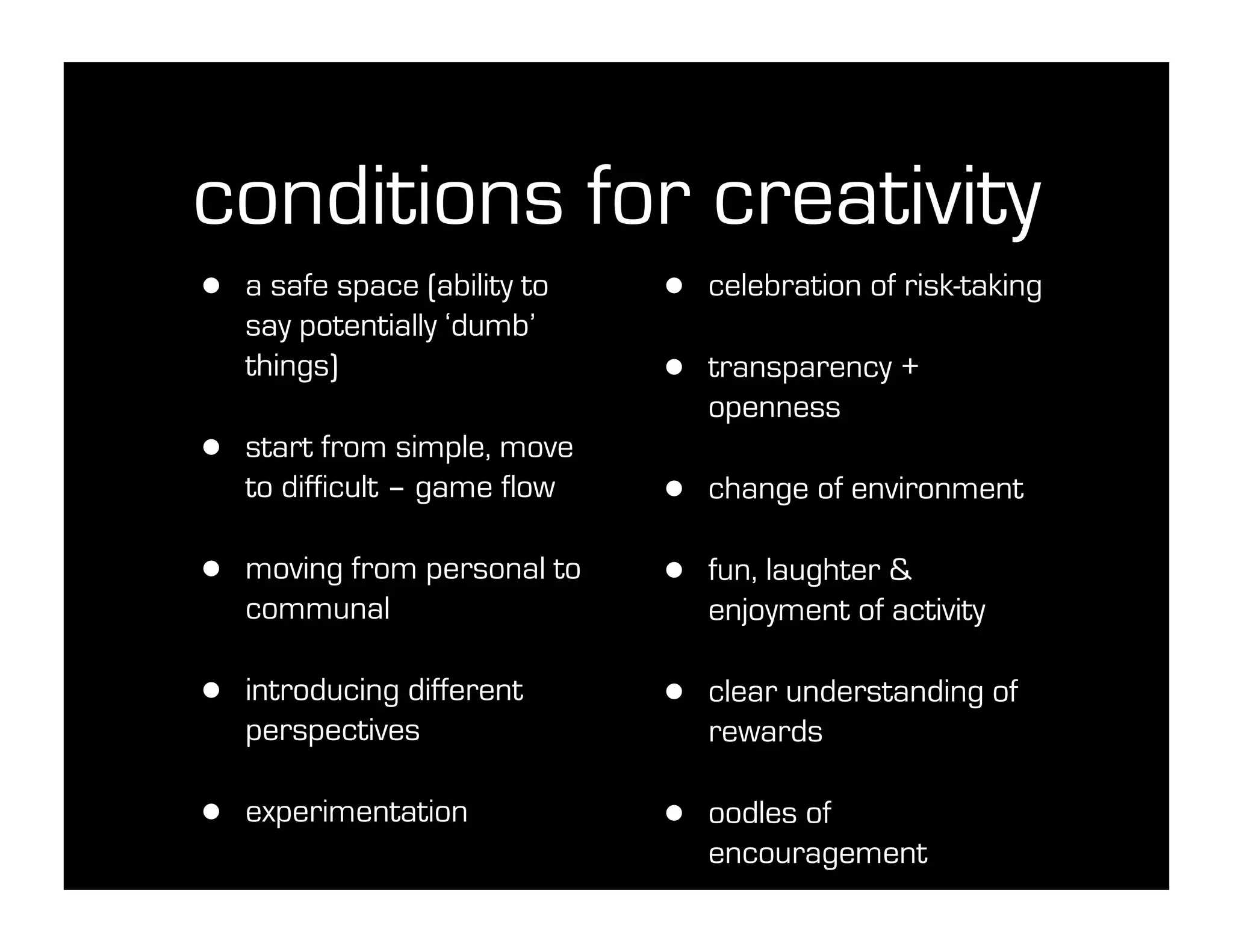 Unmanaging: Unleashing the Creative Beast