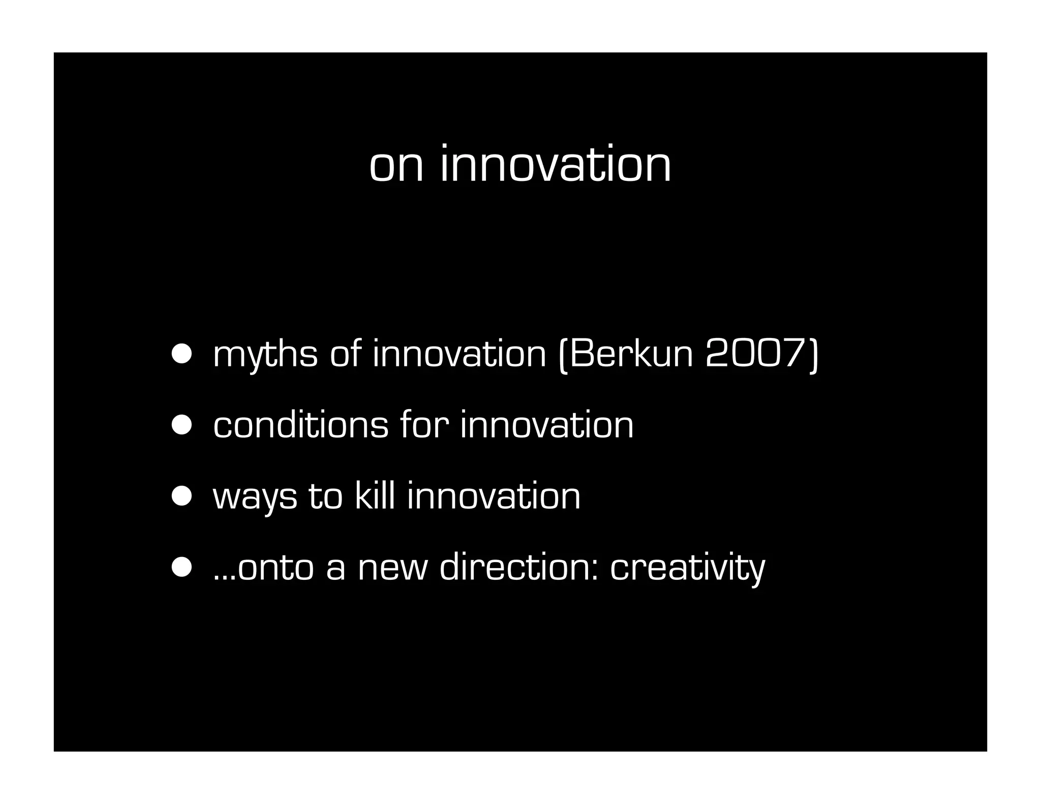 Unmanaging: Unleashing the Creative Beast