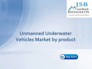 Unmanned Underwater
Vehicles Market by product
 