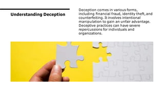 Unmasking Deception: Exposing Fraudulent Practices | PPTX