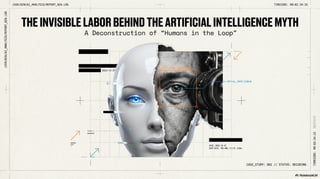 The Invisible Labour Behind the Artificial Intelligence Myth | PDF