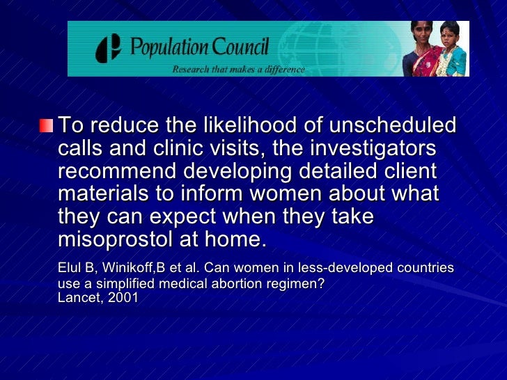 Misoprostol For Abortion What To Expect