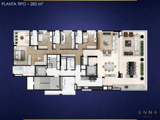 PLANTA TIPO – 282 M² 
 
