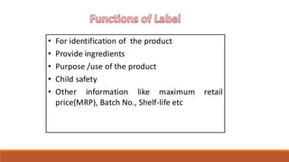 Machinery for labeling | PPTX