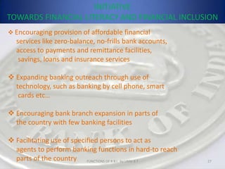 BANKER TO THE GOVERNMENTBanker to the central government 