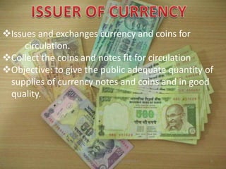 ECONIMIC RESRARCH AND DATA     	COLLECTIONISSUE OF CURRENCY