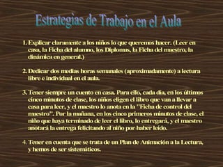 Estrategias de Trabajo en el Aula 