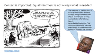 Opportunities for Africa to address all forms of malnutrition: How can the UN Nutrition Strategy 2022–2030 contribute?