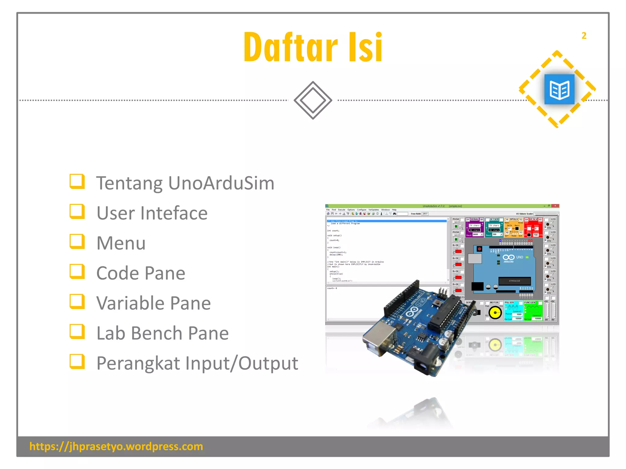 Referensi Cepat UnoArduSim | PDF