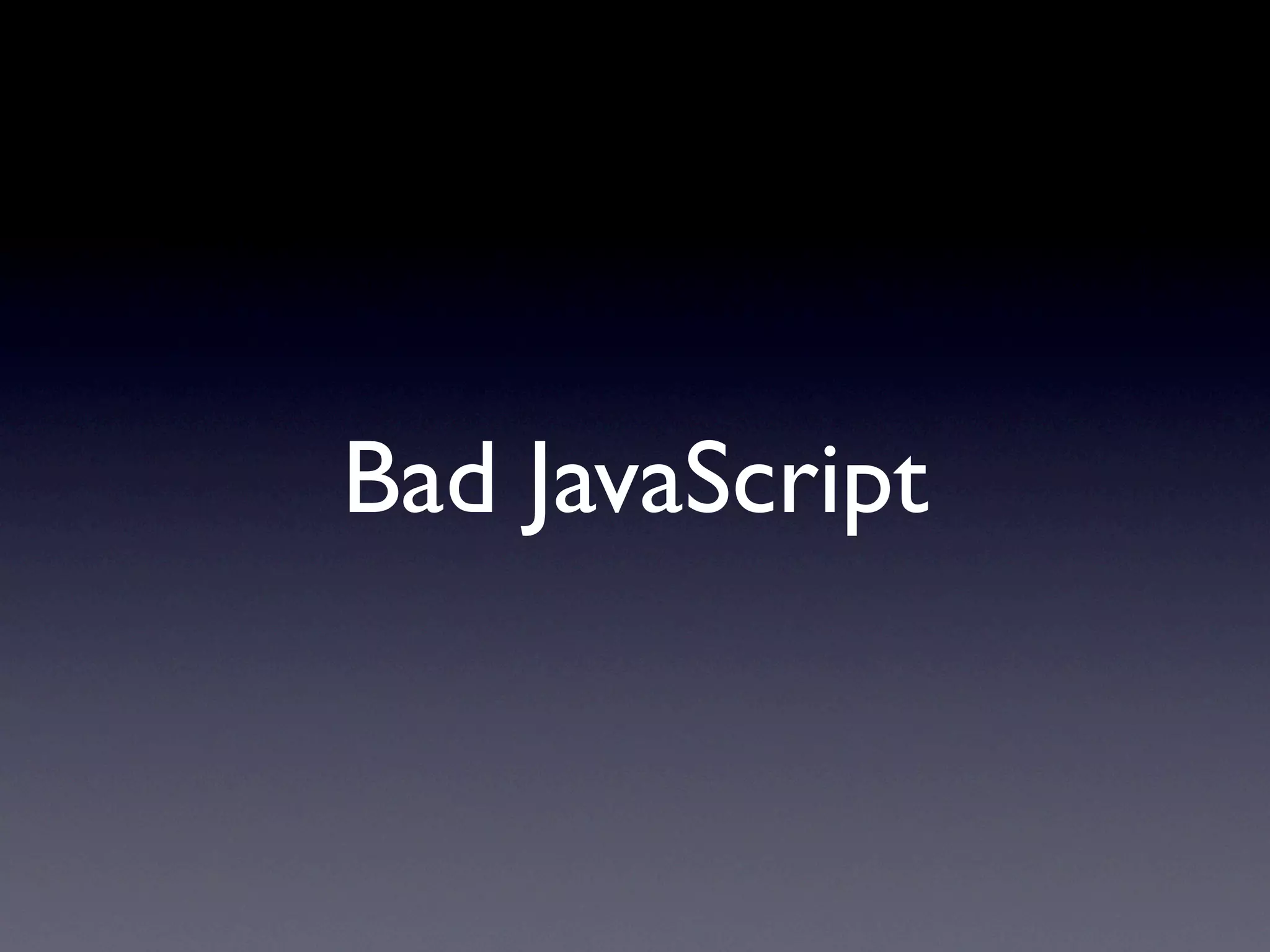 Unobtrusive JavaScript