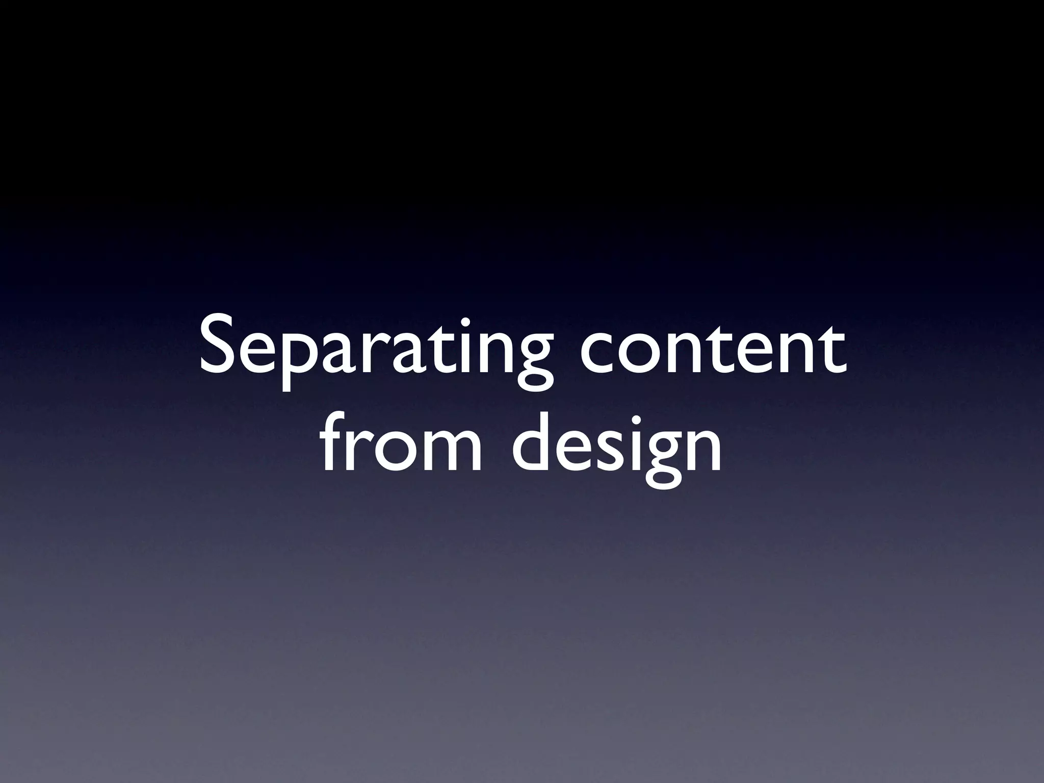 Unobtrusive JavaScript