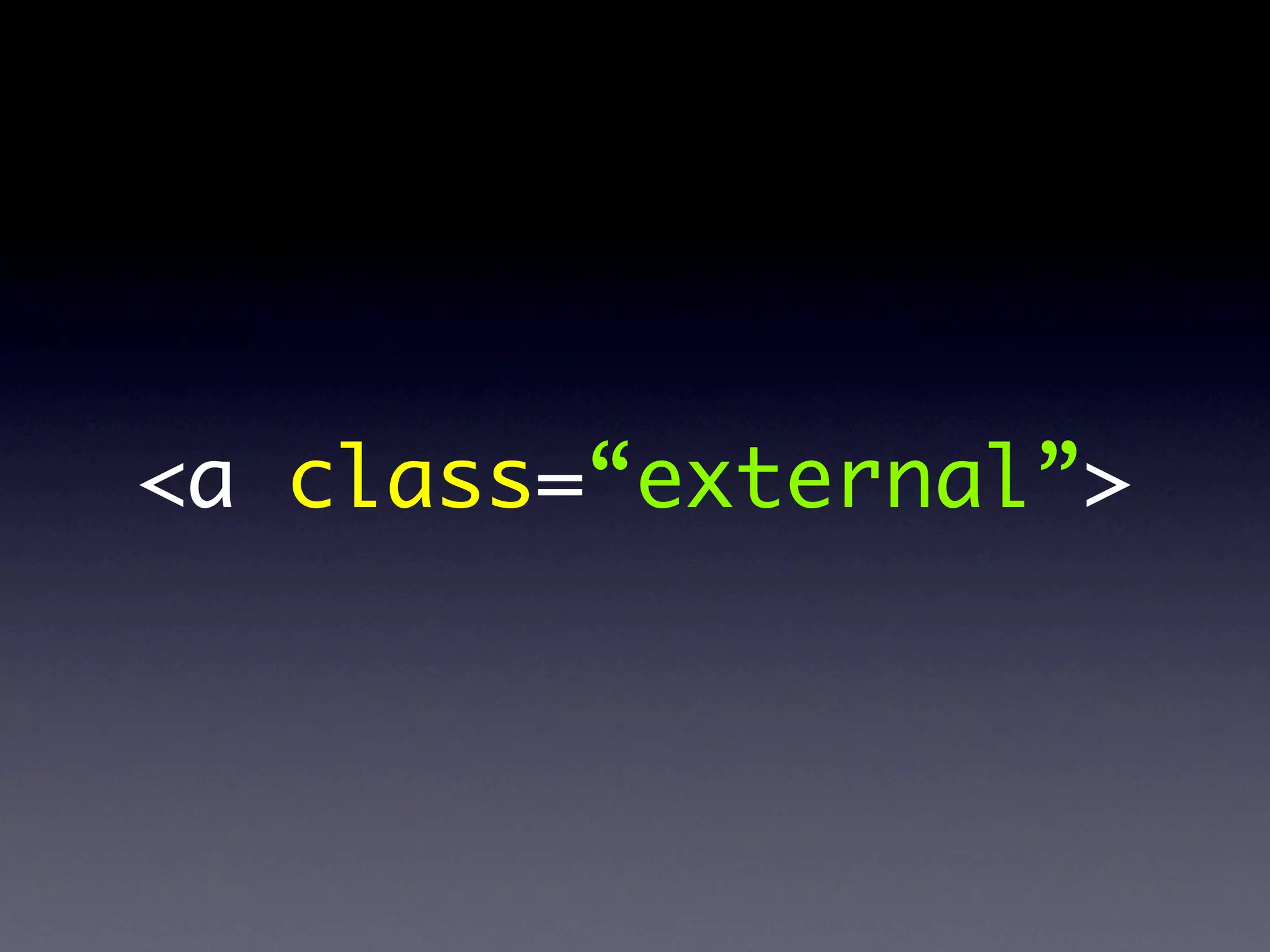 Unobtrusive JavaScript