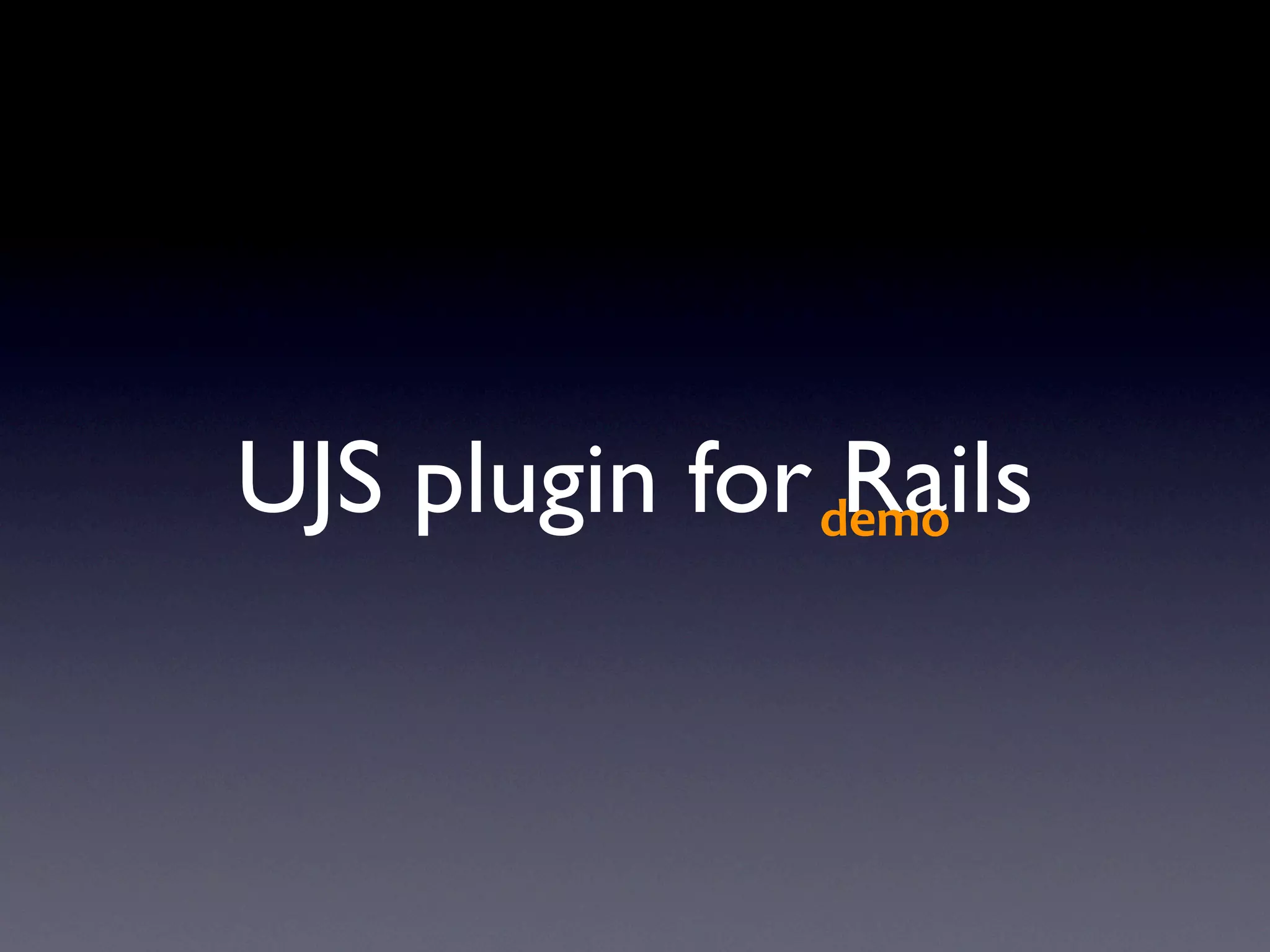 Unobtrusive JavaScript