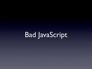 Unobtrusive JavaScript