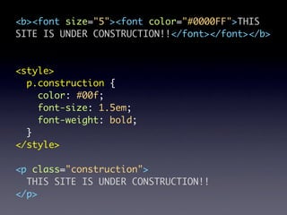 Unobtrusive JavaScript