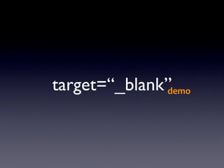 Unobtrusive JavaScript