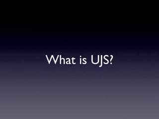 Unobtrusive JavaScript