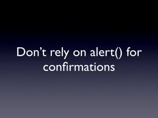 Unobtrusive JavaScript