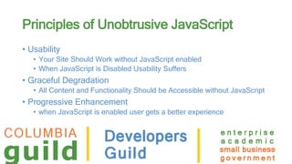 Unobtrusive javascript | PPT