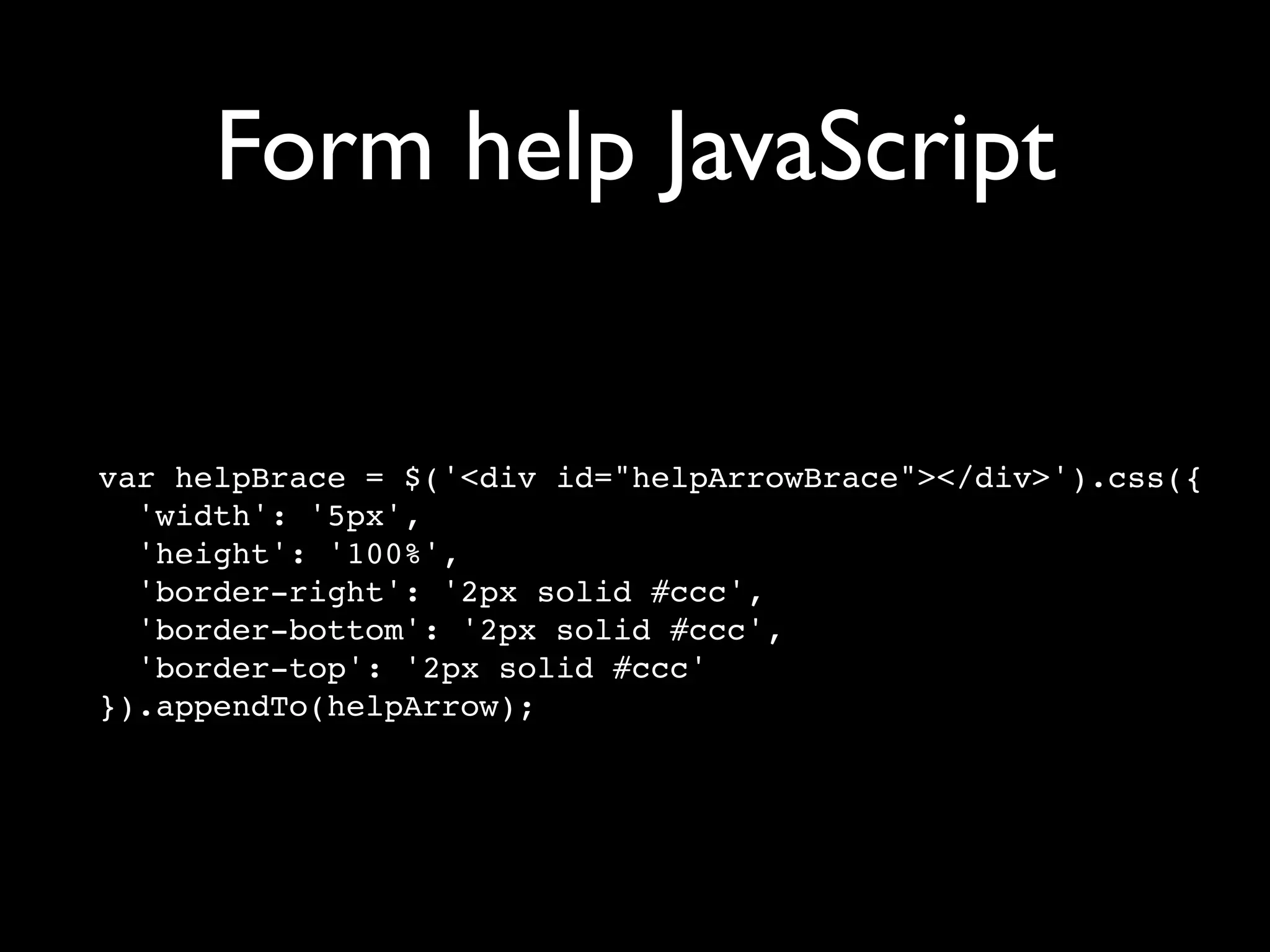 Unobtrusive JavaScript with jQuery