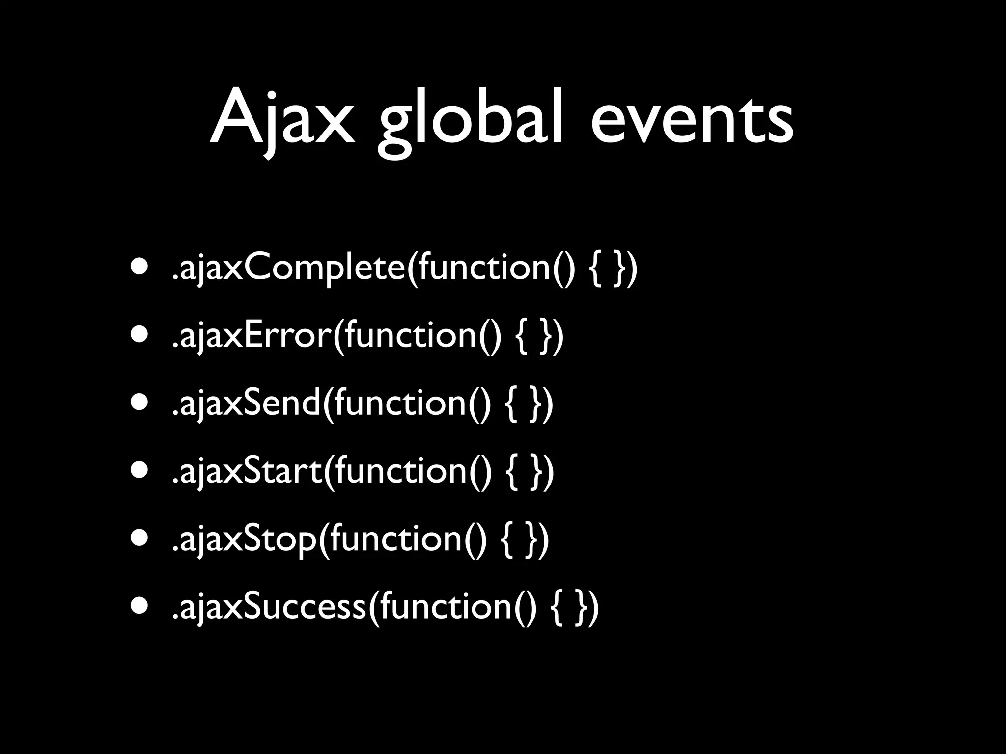 Unobtrusive JavaScript with jQuery