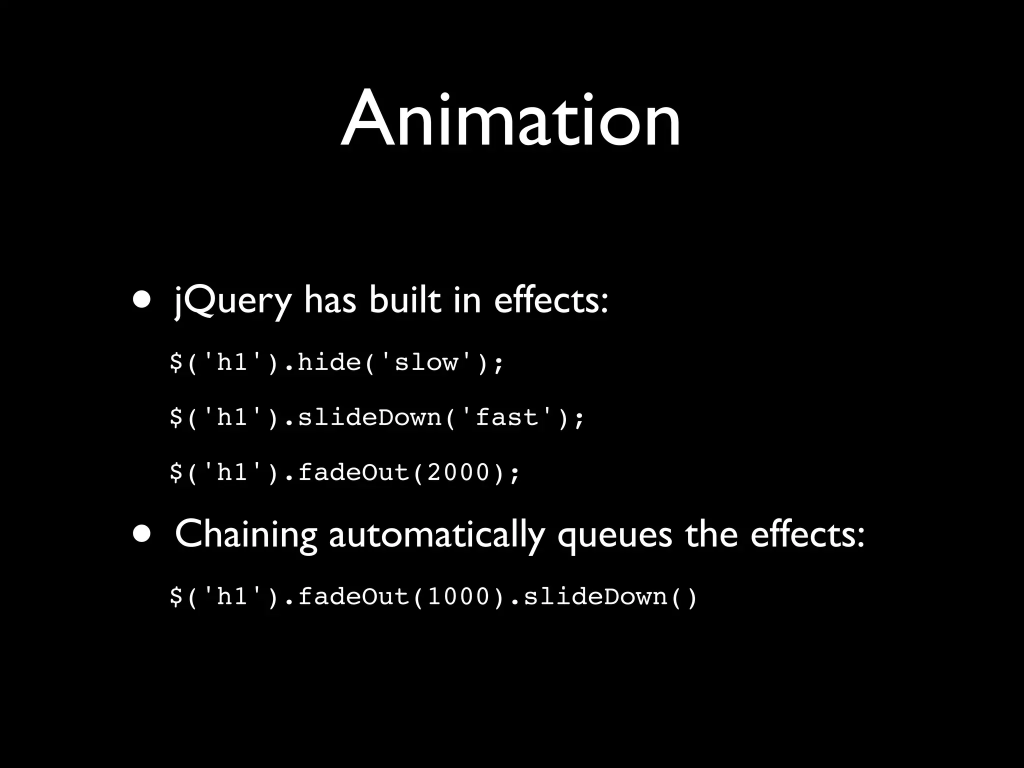 Unobtrusive JavaScript with jQuery
