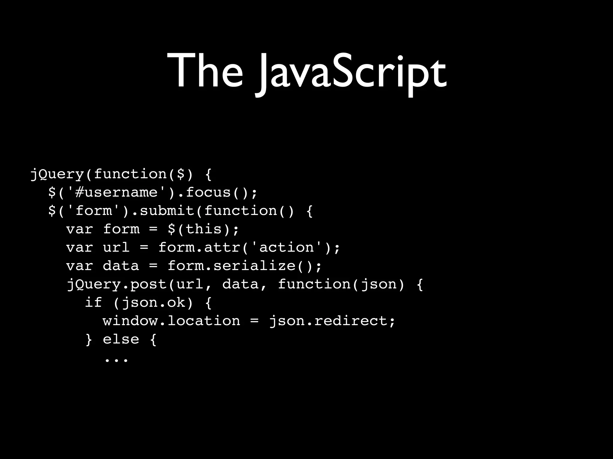 Unobtrusive JavaScript with jQuery