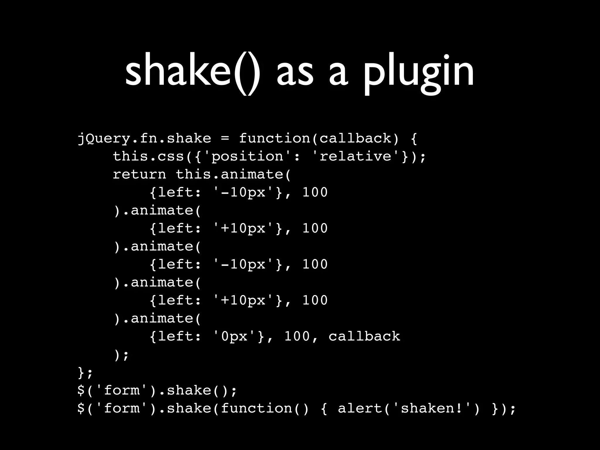 Unobtrusive JavaScript with jQuery