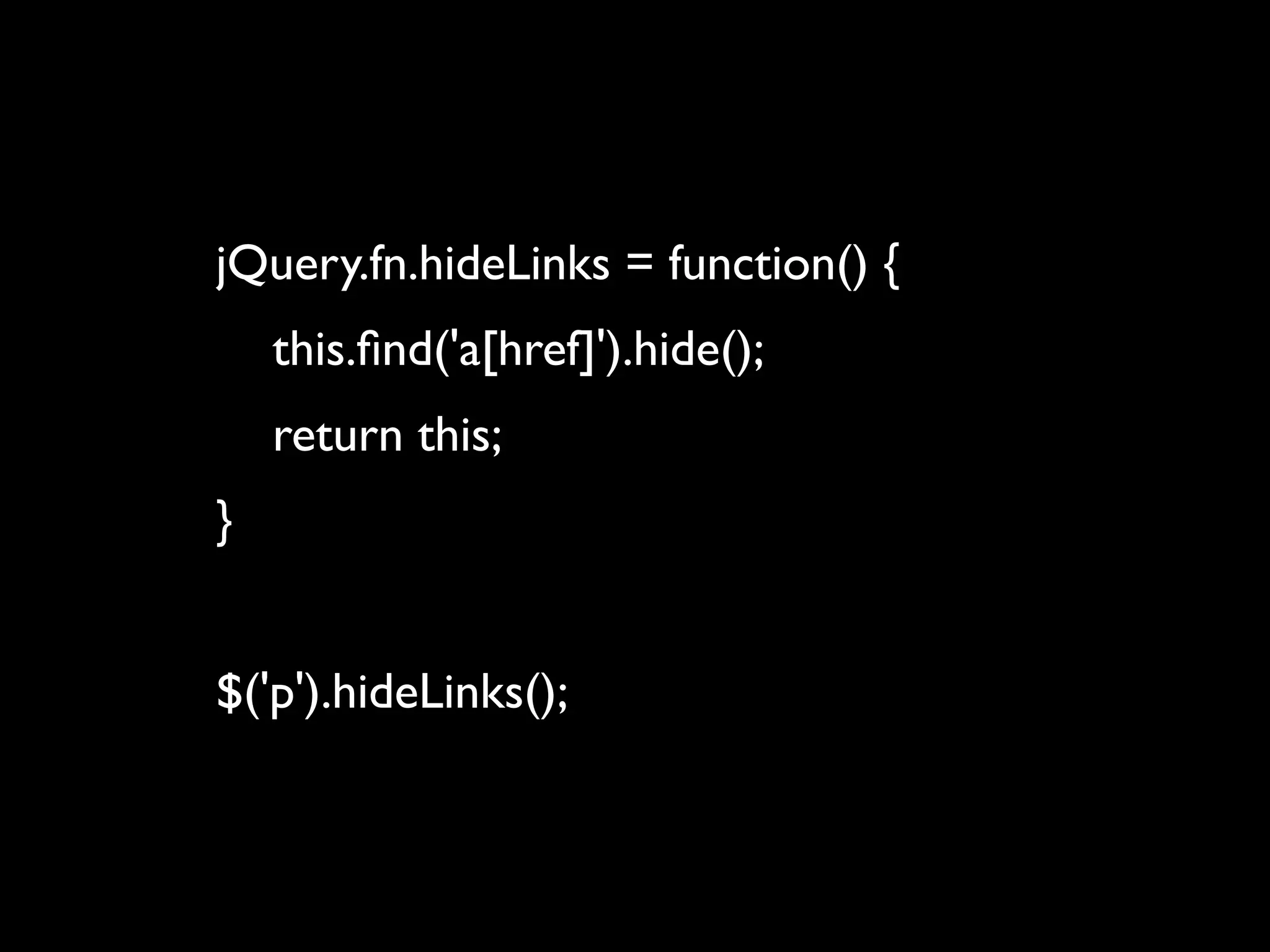 Unobtrusive JavaScript with jQuery