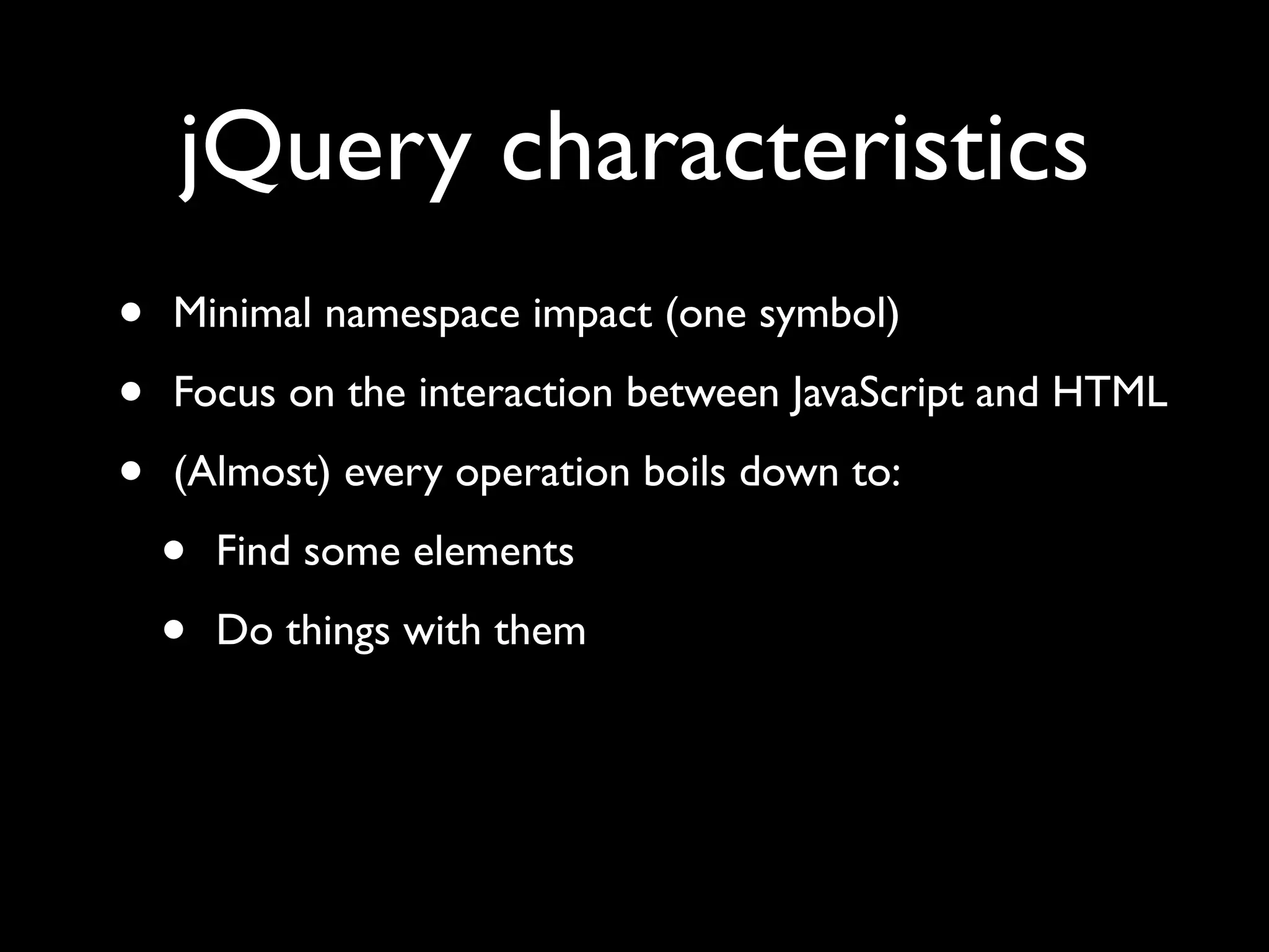 Unobtrusive JavaScript with jQuery