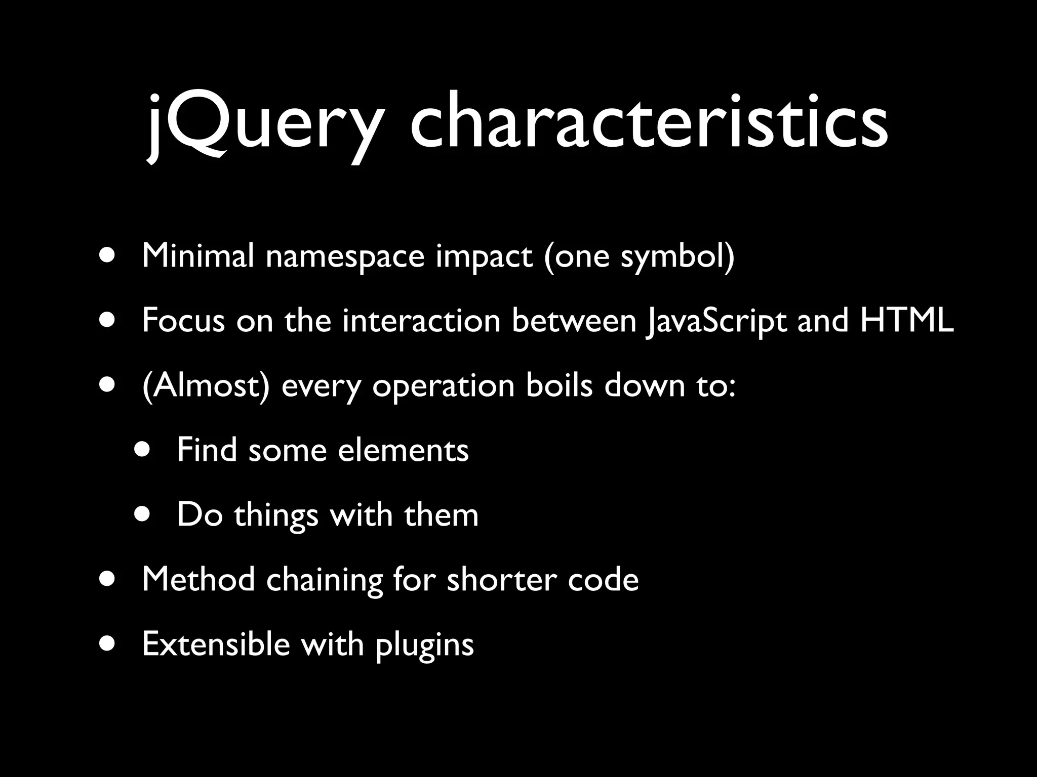 Unobtrusive JavaScript with jQuery