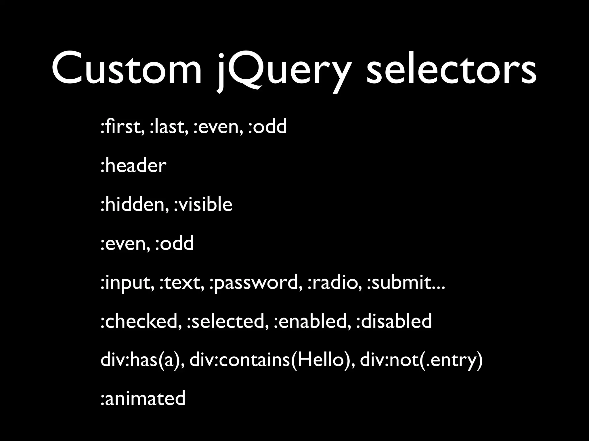Unobtrusive JavaScript with jQuery