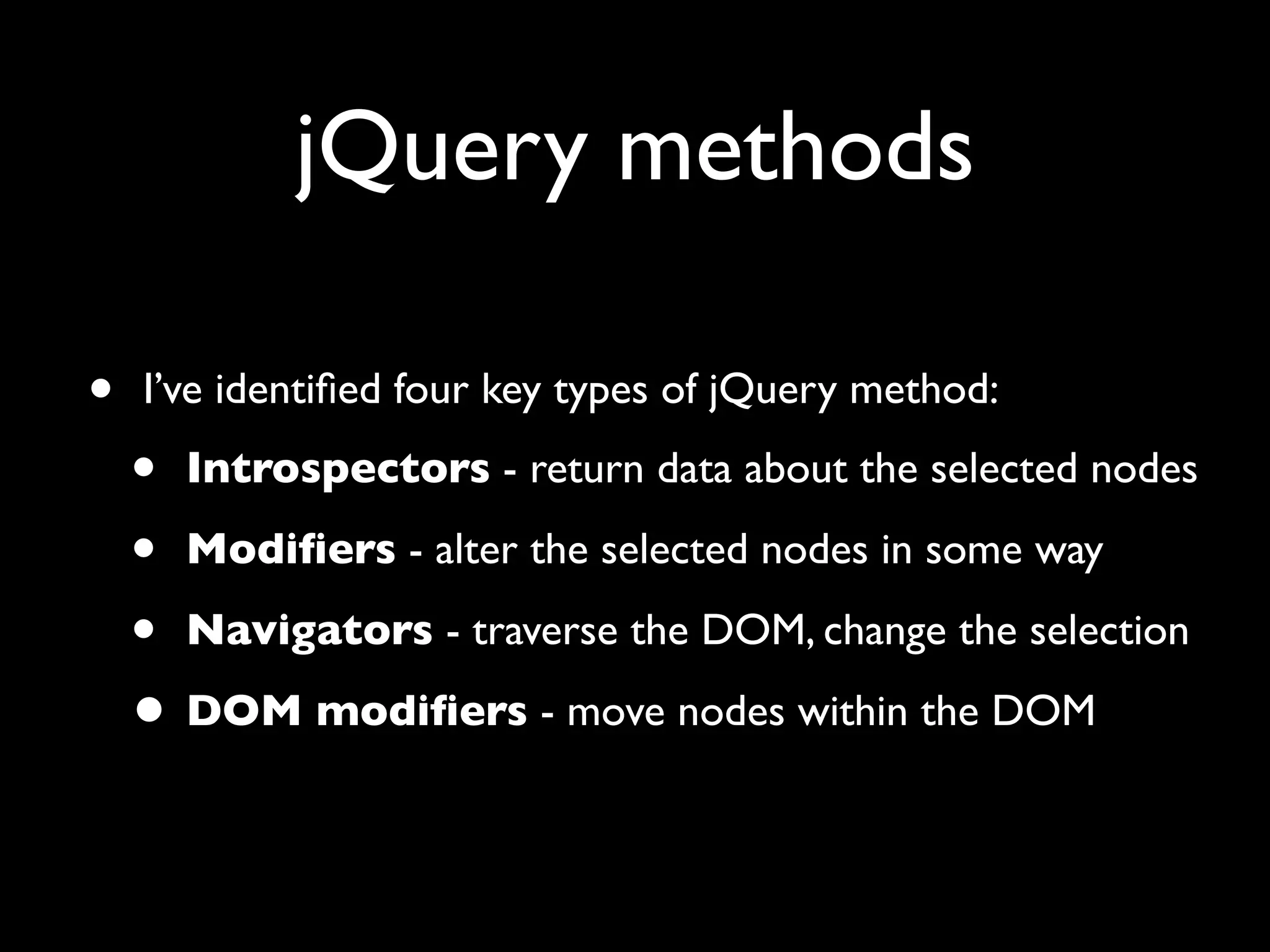 Unobtrusive JavaScript with jQuery