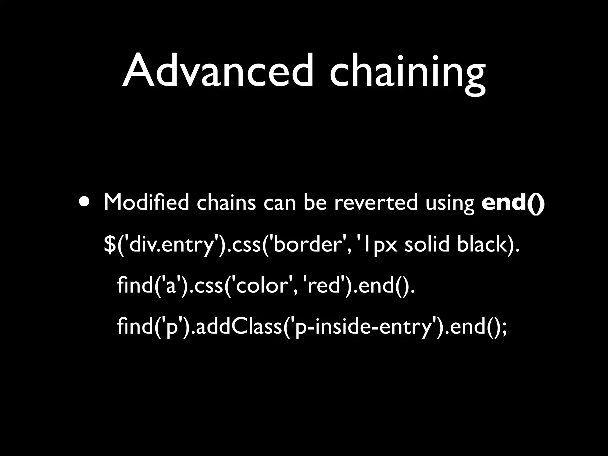Unobtrusive JavaScript with jQuery