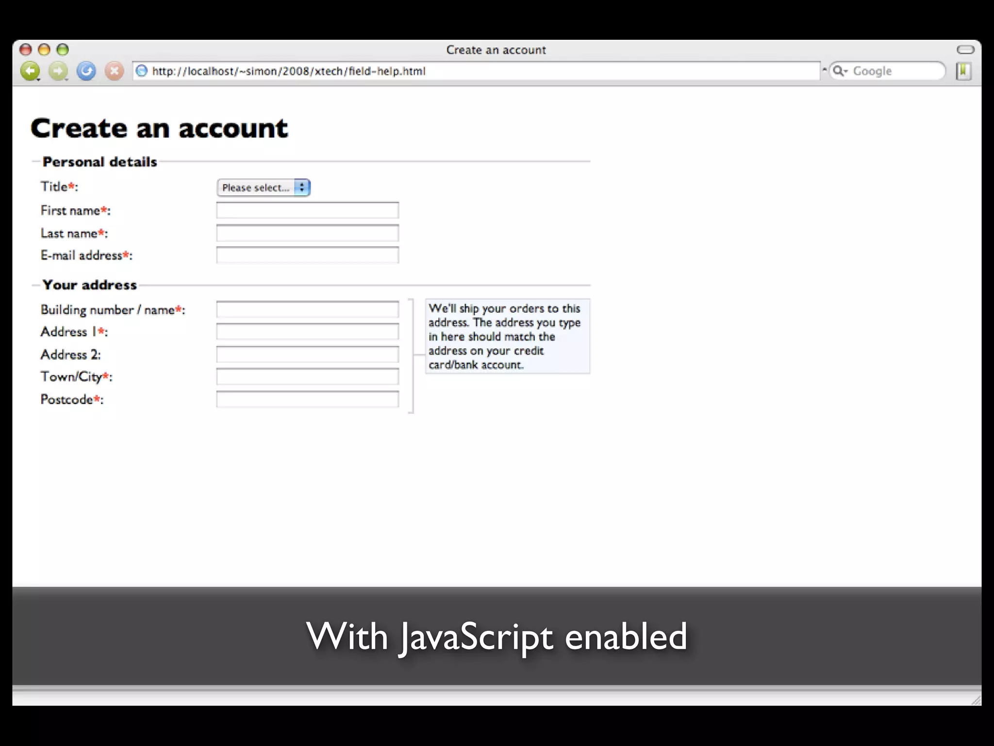 Unobtrusive JavaScript with jQuery