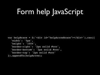 Unobtrusive JavaScript with jQuery