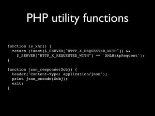 Unobtrusive JavaScript with jQuery
