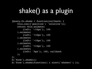 Unobtrusive JavaScript with jQuery