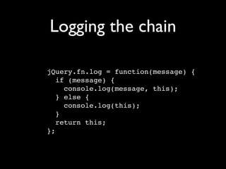 Unobtrusive JavaScript with jQuery