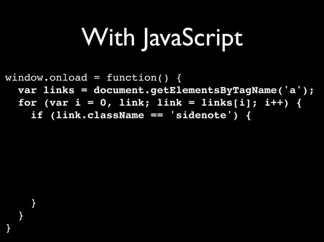 Unobtrusive JavaScript with jQuery | PDF | Web Development | Internet