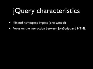 Unobtrusive JavaScript with jQuery