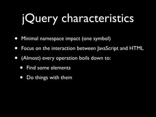 Unobtrusive JavaScript with jQuery
