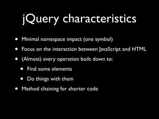 Unobtrusive JavaScript with jQuery