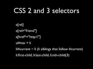Unobtrusive JavaScript with jQuery