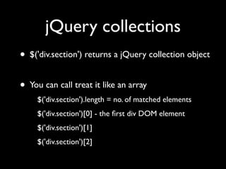 Unobtrusive JavaScript with jQuery
