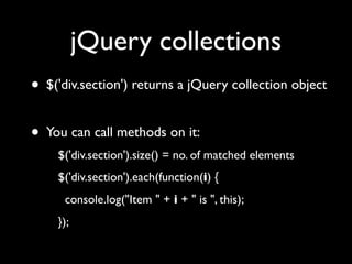 Unobtrusive JavaScript with jQuery