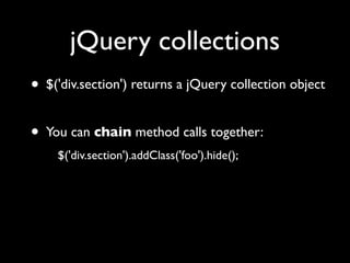 Unobtrusive JavaScript with jQuery