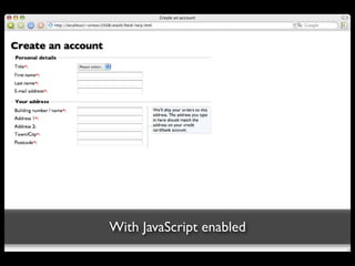 Unobtrusive JavaScript with jQuery